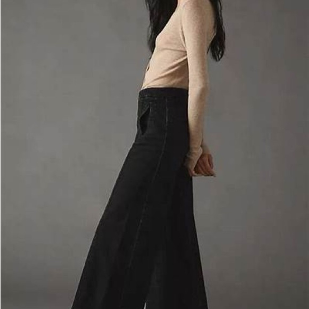 Women's navy blue  Wide-Leg cords
